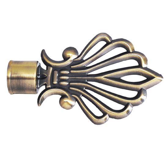 Наконечник "ЛЕВША ВЕЕР" старое золото d 16 мм (2 шт)