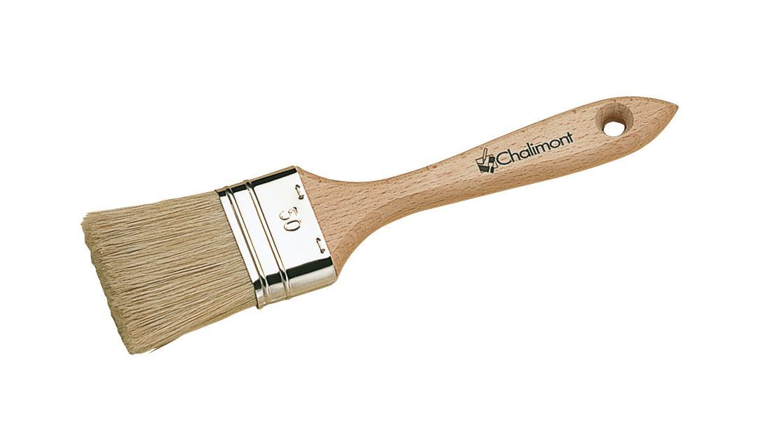 Кисть плоская утолщенная 50мм /натур.щетина, дерев.рукоятка/ /12//480/ Т4Р Китай 