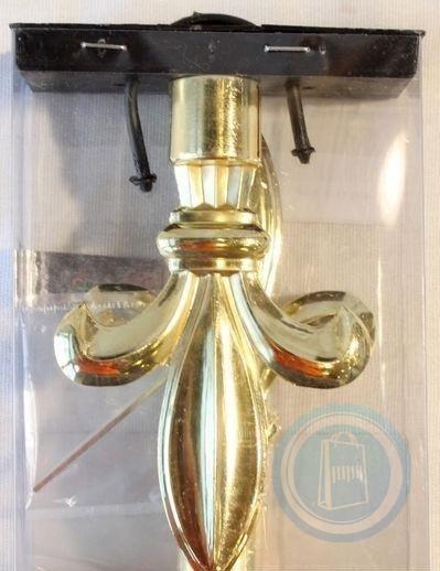 Наконечник БУТОН золото глянец 16мм."АртМеталл"