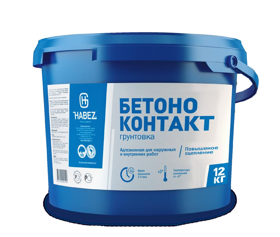 Грунтовка БЕТОНОКОНТАКт  БСА-032 (2,5кг) /120/ ведро круг