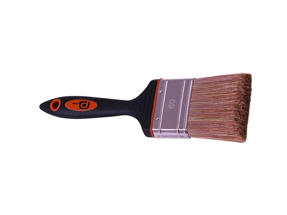 Кисть плоская ПРЕМИУМ 80мм, смесь щетины /12/ /60/ Китай