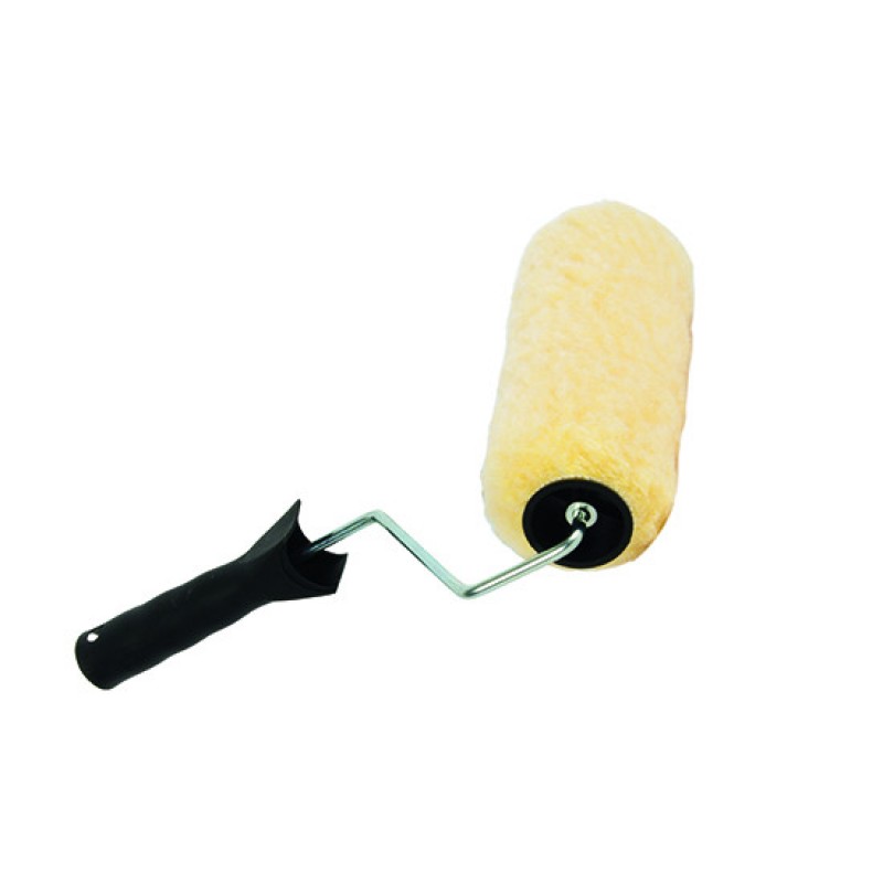 Валик в сборе полиэстер 10/40/180мм, ручка 6мм, Китай, KORVUS			