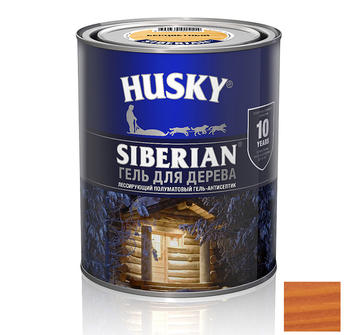 Гель для дерева HUSKY SIBERIAN полуматовый осенний клен /2,7л/ /3шт/