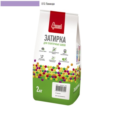 Затирка для плиточных швов "Старатели" лаванда 012  /2кг//6/ СНЯЛИ