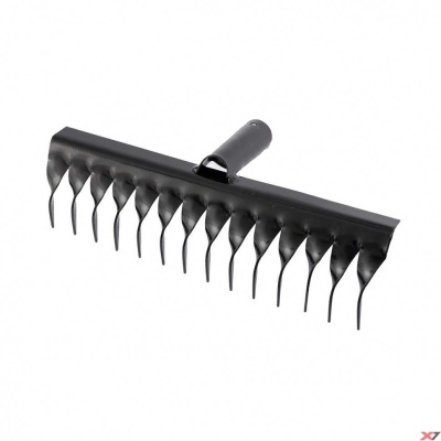 Грабли клепанные с витым зубом, 14-зубые, нержавейка, с чер 1200мм в/с, (шт.)																						