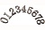 Цифры в ассортименте самоклейка ABV ВЫГОДНАЯ ЦЕНА!!! эконом