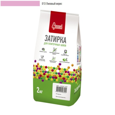 Затирка для плиточных швов "Старатели" лиловый вереск 013  /2кг//6/ СНЯЛИ
