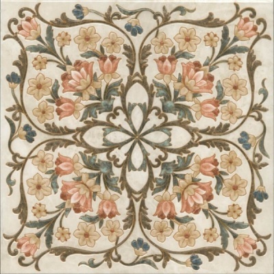 Керамический декор  Лирия ковер угол лаппатированный