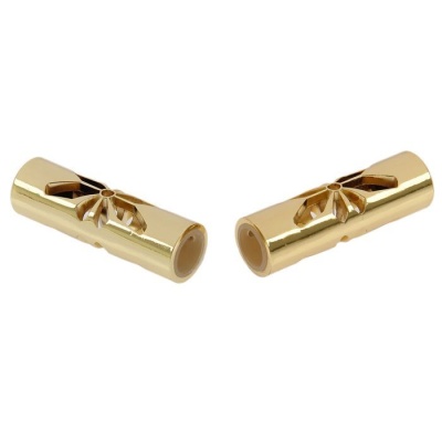 Наконечник "ЛЕВША БУТОН" золото глянец d 16 мм (2 шт)