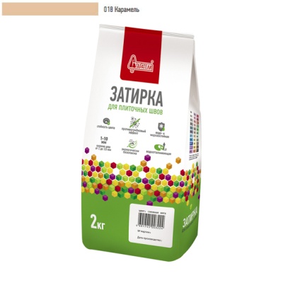 Затирка для плиточных швов "Старатели" карамель 018  /1кг//10/ЗАКАЗ